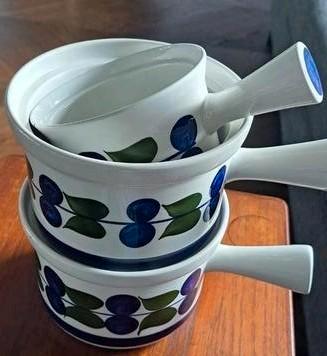 Rörstrand, Irene. Set 3 ovenvaste schalen., Antiek en Kunst, Antiek | Servies los, Ophalen of Verzenden