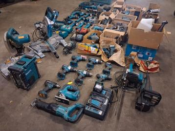 Grote partij Makita accu-gereedschap beschikbaar voor biedingen