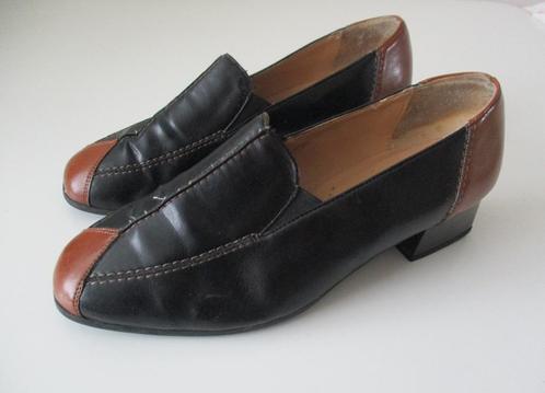 Gerwinia instappers, maat 5,5, breedte H, maat 38,5 - 39, Kleding | Dames, Schoenen, Zo goed als nieuw, Instappers, Bruin, Verzenden