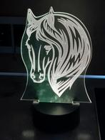 Usb acryl lampje paard nieuw/ tinker/koudbloed, Huis en Inrichting, Lampen | Tafellampen, Ophalen of Verzenden, Nieuw, Minder dan 50 cm