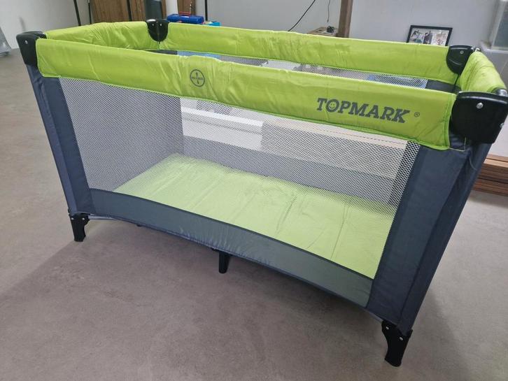 Topmark opvouwbaar campingbedje reisbedje, Kinderen en Baby's, Babywiegjes en Ledikanten, Zo goed als nieuw, Reisbedje, Ophalen of Verzenden