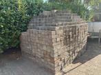 26 m2 aan trommelstenen 10,5 x 10,5 zwart, Tuin en Terras, Tegels en Klinkers, Ophalen, Gebruikt, Klinkers, 10 m² of meer