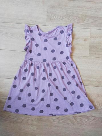 Zgan! Schattig paars polkadot jurkje van H&M! Mt 122/128   beschikbaar voor biedingen