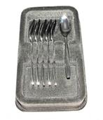 Keltum set likeurlepels RVS18-08, Huis en Inrichting, Ophalen of Verzenden, Zo goed als nieuw, Rvs of Chroom, Bestekset