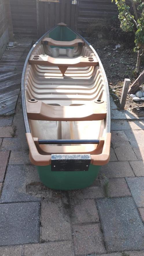 Pelican Kano met spiegel, Watersport en Boten, Kano's, Gebruikt, Canadese kano of Open kano, Drie personen of meer, Met peddels