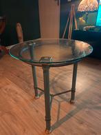 Hollywood regency style bijzettafels, Minder dan 55 cm, Rond, Zo goed als nieuw, Ophalen