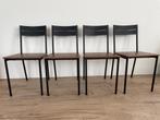 4 IKEA SANDSBERG dining chairs, Huis en Inrichting, Ophalen, Zwart, Zo goed als nieuw, Vier
