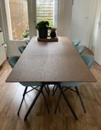 Design Eettafel Morris Tabacco (240 x 90 x 75 cm), Huis en Inrichting, Tafels | Eettafels, Ophalen, Eikenhout, 200 cm of meer