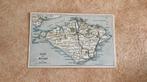 Topografisch kaartje isle of Wight Engeland, Boeken, Atlassen en Landkaarten, Verenigd Koninkrijk, Overige typen, Ophalen of Verzenden