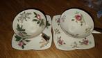 2 kop en schotel alka kunst, Antiek en Kunst, Antiek | Servies compleet, Ophalen of Verzenden
