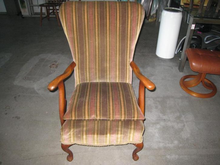 Vintage fauteuil Skandinavische stijl, Huis en Inrichting, Fauteuils, Gebruikt