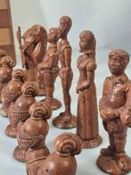 Grote Don Quixote schaakstukken – cast resin, Een of twee spelers, Ophalen of Verzenden, Gebruikt
