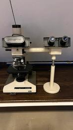 Olympus BH2 Microscoop met dubbele kijkkop, Audio, Tv en Foto, Optische apparatuur | Microscopen, Ophalen of Verzenden, Gebruikt
