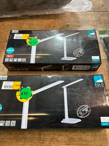Eglo led tafellamp en touch wit caupo nieuw beschikbaar voor biedingen