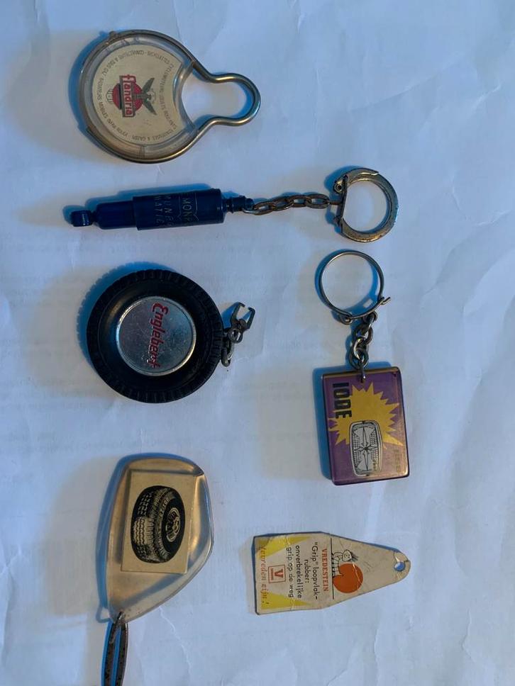 Vintage Auto Sleutelhangers Set, Verzamelen, Sleutelhangers, Gebruikt, Merk, Ophalen of Verzenden
