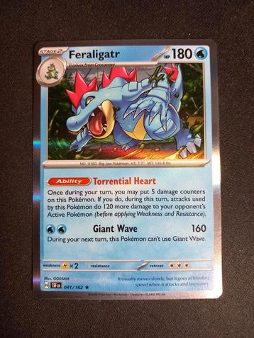 Pokemon Feraligatr 041/162 Temporal Forces Holo NM beschikbaar voor biedingen
