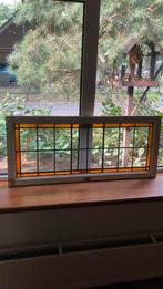Mooi antiek glas in loodraam, Antiek en Kunst, Curiosa en Brocante, Ophalen