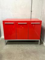 Sistemi dressoir Giulio Cappellini design kast cabinet rood, Met deur(en), 100 tot 150 cm, Gebruikt, Metaal