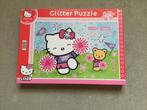 Hello Kitty glitter puzzel. Compleet 104 stukjes, Ophalen of Verzenden, Zo goed als nieuw
