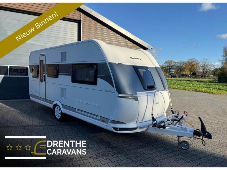 Hobby De Luxe 495 UL, mover+voortent+fietsendrager, Caravans en Kamperen, Caravans, Bedrijf, tot en met 4, 1000 - 1250 kg, Rondzit