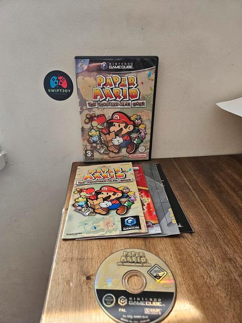 Paper Mario - Thousand Year Door (Compleet), Spelcomputers en Games, Games | Nintendo GameCube, Zo goed als nieuw, Role Playing Game (Rpg)