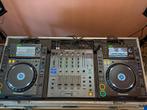 2x Pioneer CDJ2000 + DJM800 Dj set + flightcase & decksavers, Ophalen, Zo goed als nieuw, Pioneer