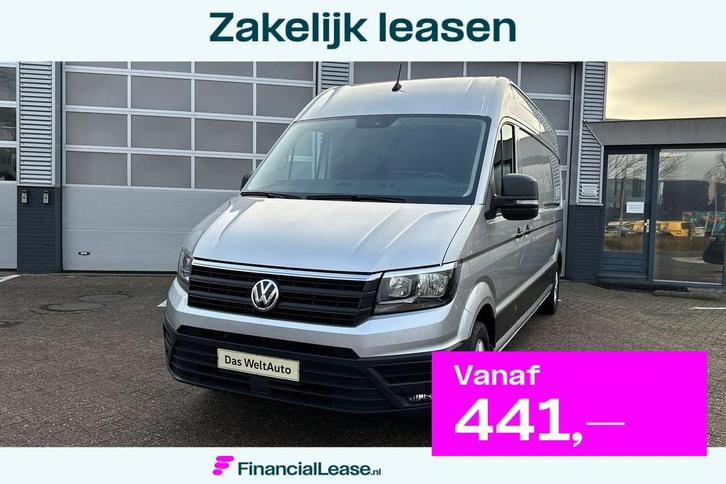 Volkswagen Crafter 35 2.0 TDI 141pk Automaat L4 H3 Highline, Auto's, Bestelauto's, Bedrijf, Lease, Financial lease, ABS, Achteruitrijcamera