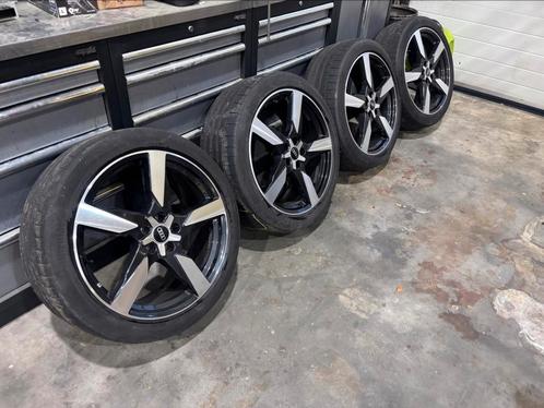 Audi A6 C8 20 inch originele velgen + continental sport, Auto-onderdelen, Banden en Velgen, Zomerbanden, 20 inch, 255 mm, Personenwagen