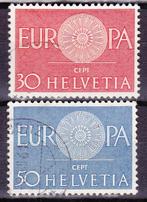 Europa CEPT Zwitserland 1960 MiNr. 720-721 gestempeld, Postzegels en Munten, Postzegels | Europa | Zwitserland, Verzenden, Gestempeld