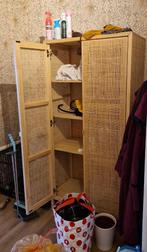 Kast met rotan webbing, Ophalen, Met deur(en), Webbing versie naturel, 50 tot 100 cm