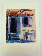 ZEEFDRUK FISKARDI " TABLE FOR TWO" TONY BURNS, Ophalen of Verzenden