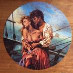 Romantica puzzel 500 stukjes rond Bouquetreeks liefde passie, Ophalen of Verzenden, 500 t/m 1500 stukjes, Legpuzzel, Zo goed als nieuw