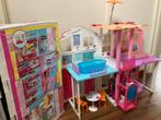 Malibu Barbie huis met 3 verdiepingen, Ophalen of Verzenden, Zo goed als nieuw, Poppenhuis