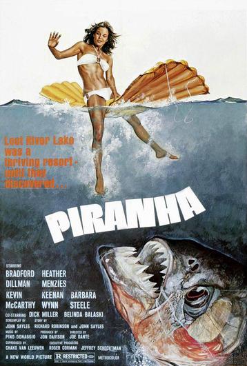 7) PIRANHA, met Bradford Dillman, Heather Menzies, (1978). beschikbaar voor biedingen