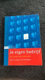 Peter de Jong - je eigen bedrijf, Verzenden, Peter de Jong; J. Verdegaal, Management, Zo goed als nieuw