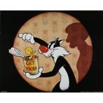 Looney Tunes poster bij Stichting Superwens!, Verzamelen, Posters, Rechthoekig Liggend, Ophalen of Verzenden, A1 t/m A3, Zo goed als nieuw