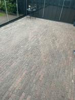 Gratis Terras klinker ongeveer 14m2, Tuin en Terras, Terrasdelen en Vlonders, Ophalen, Gebruikt, Overige materialen