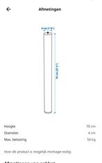 Ikea ADILS poten - Wit - Set van 8, Huis en Inrichting, Woonaccessoires | Kamerschermen, Ophalen, Zo goed als nieuw