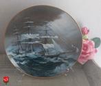 Wandbord Nightingale zeilschip Franklin Porcelain 23 cm, Ophalen of Verzenden, Zo goed als nieuw