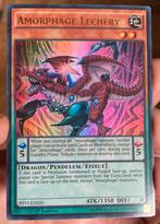 Yu-Gi-Oh! Amorphage Lechery SVHI 1st Edition !, Verzenden, Zo goed als nieuw, Losse kaart, Foil