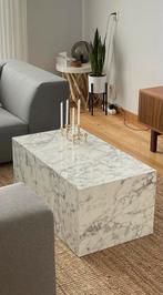 Westwing Lesley Tafel Marmerlook, Huis en Inrichting, Ophalen, Kunststof, Gebruikt, 100 tot 150 cm