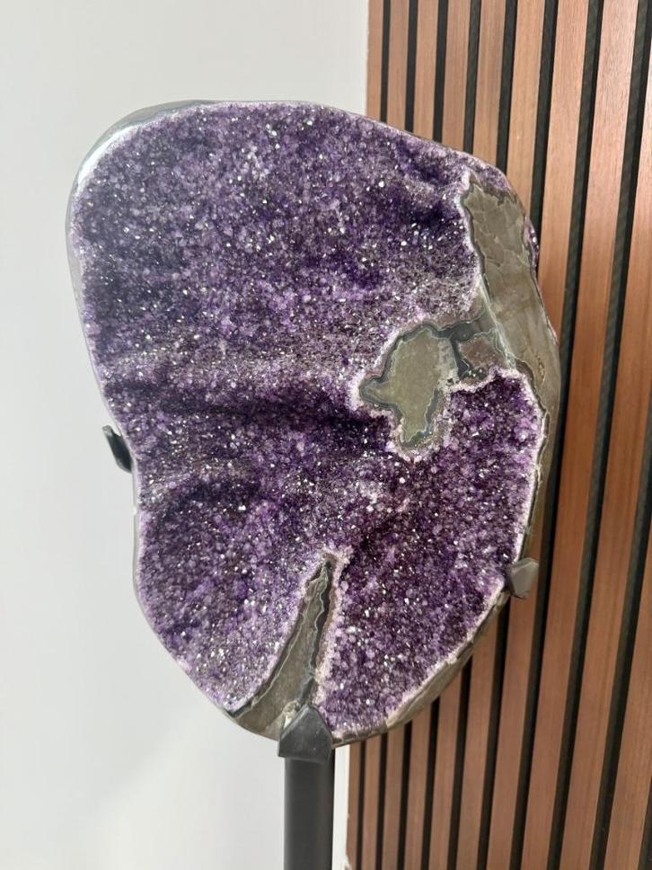 MUSEUMSTUK - Uruguay Amethist XL - 101 cm hoog!, Verzamelen, Mineralen en Fossielen, Mineraal, Ophalen
