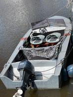 Speedboot Visboot aluminium 9.9pk elektrische start 4takt, Watersport en Boten, Ophalen, Gebruikt, Aluminium, Minder dan 70 pk
