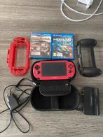 PS VITA Rood omgebouwd ready met alle games. Incl psp ps etc, Spelcomputers en Games, Online, Gebruikt, Overige genres, Ophalen of Verzenden