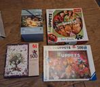 4 x puzzel (3 x 500 en 1 x 300 stukjes) oa Muppets, Ophalen of Verzenden, Zo goed als nieuw