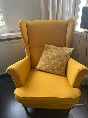 Ikea strandmon fauteuil geel beschikbaar voor biedingen