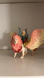 Schleich magische leeuw met fee, Ophalen of Verzenden, Zo goed als nieuw, Paard, Beeldje of Figuurtje