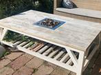 tuintafel incl. gashaard, Ophalen, Gebruikt, Rechthoekig, Hout