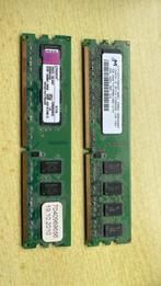 2 x 2 GB ddr2 Ram geheugen, Computers en Software, RAM geheugen, Desktop, Gebruikt, 4 GB, Ophalen of Verzenden