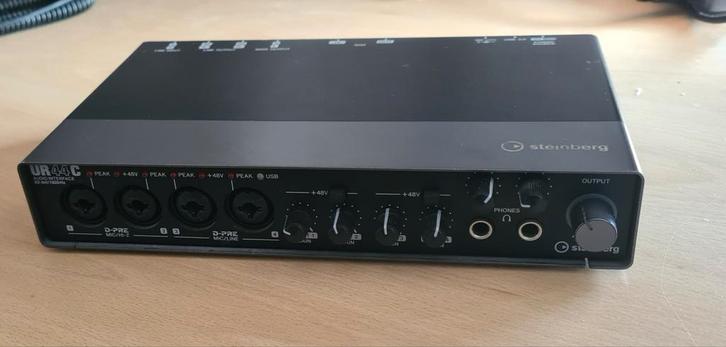 Steinberg UR44C  interface, Muziek en Instrumenten, Mengpanelen, Gebruikt, 5 tot 10 kanalen, Microfooningang, Ophalen of Verzenden